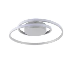 Design plafonnière staal incl. LED 3-staps dimbaar - Krula