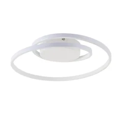 Design plafonnière wit incl. LED 3-staps dimbaar - Krula