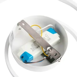 Design plafonnière wit incl. LED 3-staps dimbaar - Krula