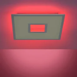 Design plafonnière wit RGB incl. LED 45 cm - Tile