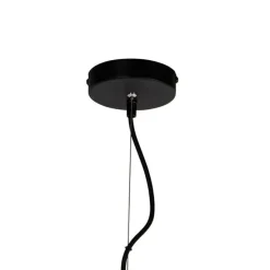Design ronde hanglamp zwart 50 cm - Dos