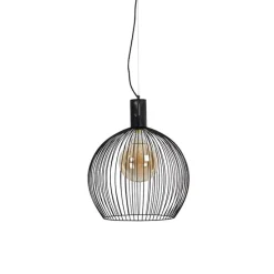 Design ronde hanglamp zwart 50 cm - Dos
