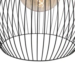 Design ronde hanglamp zwart 50 cm - Dos
