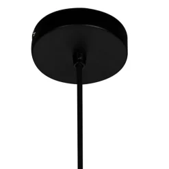 Design ronde hanglamp zwart 40 cm - Dos