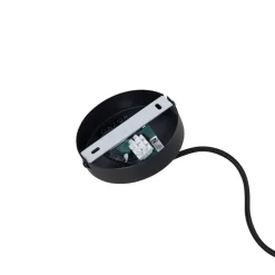 Design ronde hanglamp zwart 40 cm - Dos