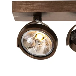 Design spot donkerbrons 3-lichts draai- en kantelbaar - Go