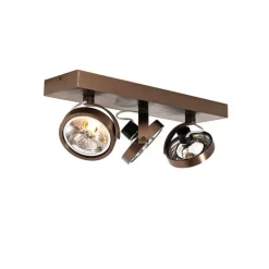 Design spot donkerbrons 3-lichts draai- en kantelbaar - Go