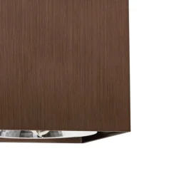 Design spot donkerbrons vierkant draai en kantelbaar - Box