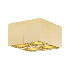 Design spot goud 4-lichts - Qubo Honey