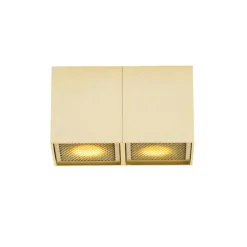 Design spot goud 2-lichts - Qubo Honey