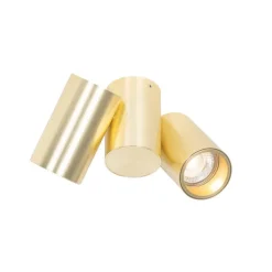 Design spot messing 2-lichts verstelbaar - Michael