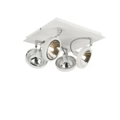 Design spot wit 4-lichts verstelbaar - Nox