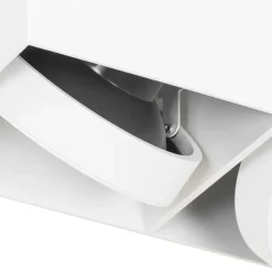 Design spot wit rechthoekig AR111 2-lichts - Box