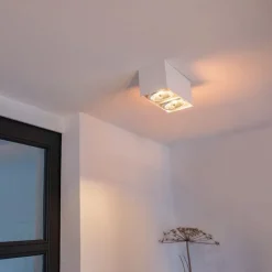 Design spot wit rechthoekig 2-lichts - Box