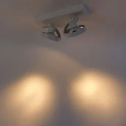 Design spot wit verstelbaar 2-lichts - Go