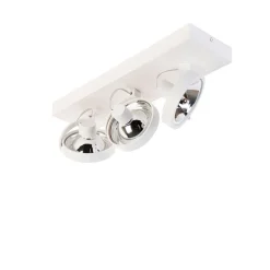 Design spot wit verstelbaar 3-lichts - Go