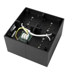 Design spot zwart 4-lichts - Qubo Honey