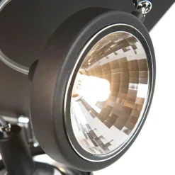 Design spot zwart 4-lichts verstelbaar - Nox