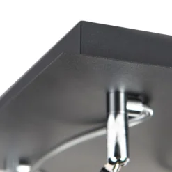 Design spot zwart 4-lichts verstelbaar - Nox