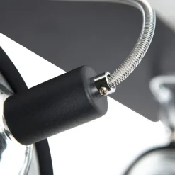 Design spot zwart 2-lichts verstelbaar - Nox