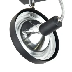 Design spot zwart 2-lichts verstelbaar - Nox