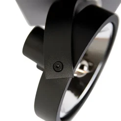 Design spot zwart verstelbaar 2-lichts - Go