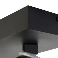 Design spot zwart verstelbaar 2-lichts - Go