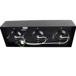 Design spot zwart vierkant 3-lichts - Kaya