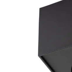 Design spot zwart vierkant 4-lichts - Kaya