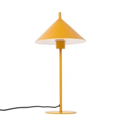 Design tafellamp geel - Triangolo