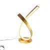 Design tafellamp goud 38,5 cm incl. LED en dimmer - Belinda