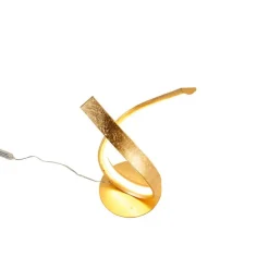 Design tafellamp goud 38,5 cm incl. LED en dimmer - Belinda