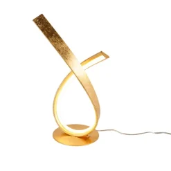 Design tafellamp goud 38,5 cm incl. LED en dimmer - Belinda