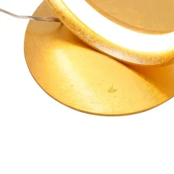 Design tafellamp goud 38,5 cm incl. LED en dimmer - Belinda