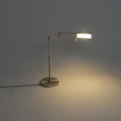 Design tafellamp goud incl. LED met touch dimmer - Notia