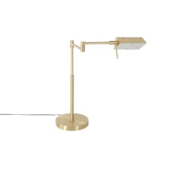 Design tafellamp goud incl. LED met touch dimmer - Notia