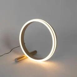 Design tafellamp messing incl. LED 3-staps dimbaar - Navara