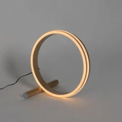 Design tafellamp messing incl. LED 3-staps dimbaar - Navara