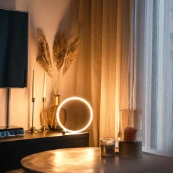 Design tafellamp messing incl. LED 3-staps dimbaar - Navara