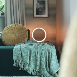 Design tafellamp messing incl. LED 3-staps dimbaar - Navara