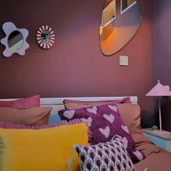 Design tafellamp roze - Triangolo