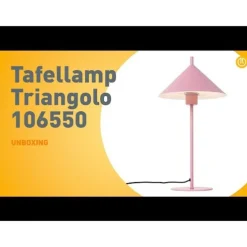 Design tafellamp roze - Triangolo