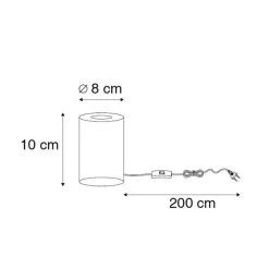 Design tafellamp roze graniet - Baranda