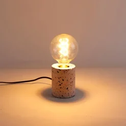 Design tafellamp roze graniet - Baranda