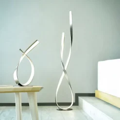 Design tafellamp staal incl. LED en dimmer - Belinda