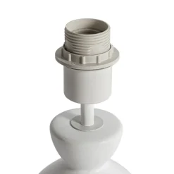 Design tafellamp wit keramiek 15 cm zonder kap - Alisia