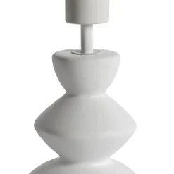 Design tafellamp wit velours kap taupe met goud 25 cm - Alisia