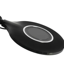 Design tafellamp zwart incl. LED met touch en inductielader - Don