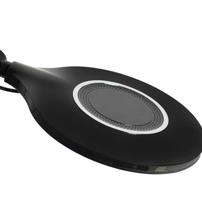 Design tafellamp zwart incl. LED met touch en inductielader - Don