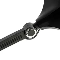 Design tafellamp zwart incl. LED met touch en inductielader - Don